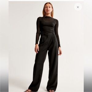 Abercrombie & Fitch Black Women's Trousers
